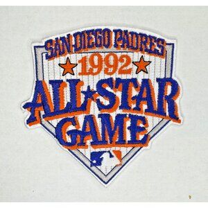 San Diego Padres 1992 MLB All Star Game Embroidered 4in Iron / Sew-On Patch
